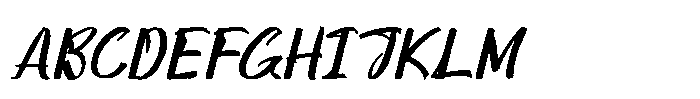 Munch Platter Italic Font UPPERCASE