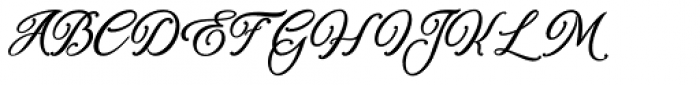 Munchen Script Regular Font UPPERCASE