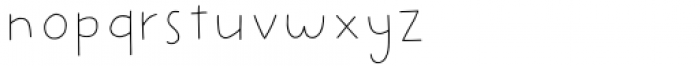 Munchy Funk Inline Font LOWERCASE