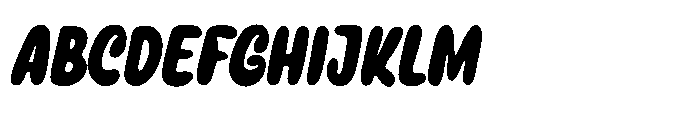 Munchy Pop Display Font UPPERCASE