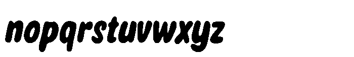 Munchy Pop Display Font LOWERCASE