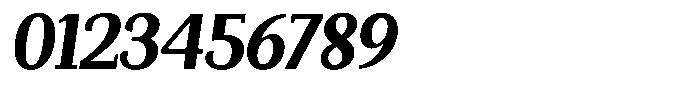 Mundale Black Condensed Slant Font OTHER CHARS