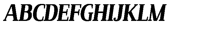 Mundale Black Condensed Slant Font UPPERCASE