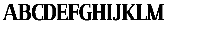 Mundale Black Condensed Font UPPERCASE