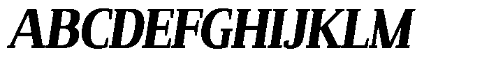 Mundale Black Semi Condensed Slant Font UPPERCASE