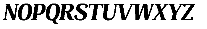 Mundale Black Semi Condensed Slant Font UPPERCASE