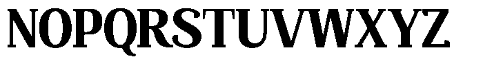 Mundale Black Semi Condensed Font UPPERCASE