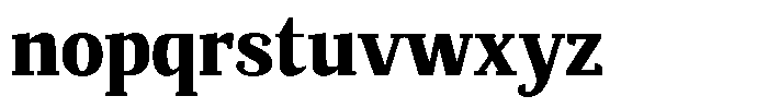 Mundale Black Semi Condensed Font LOWERCASE