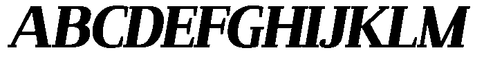 Mundale Black Semi Expanded Slant Font UPPERCASE