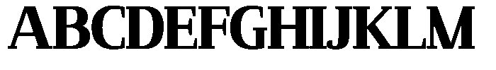 Mundale Black Semi Expanded Font UPPERCASE