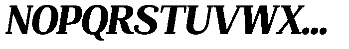 Mundale Black Slant Font UPPERCASE