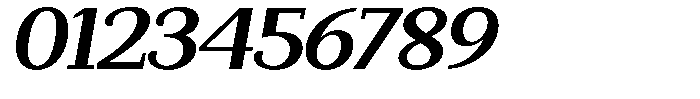 Mundale Bold Expanded Slant Font OTHER CHARS