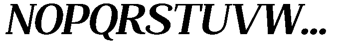 Mundale Bold Expanded Slant Font UPPERCASE