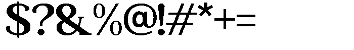 Mundale Bold Expanded Font OTHER CHARS