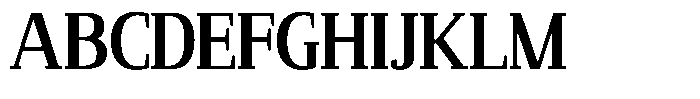 Mundale Bold Semi Condensed Font UPPERCASE