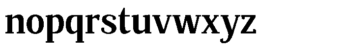 Mundale Bold Semi Condensed Font LOWERCASE