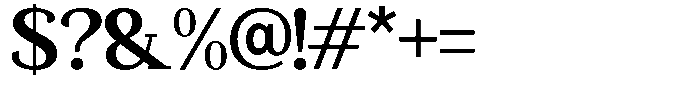 Mundale Bold Semi Expanded Font OTHER CHARS