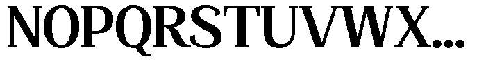 Mundale Bold Semi Expanded Font UPPERCASE