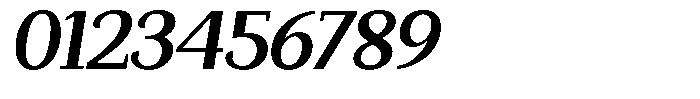 Mundale Bold Slant Font OTHER CHARS