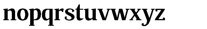 Mundale Bold Font LOWERCASE