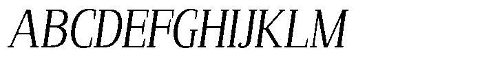 Mundale Condensed Slant Font UPPERCASE