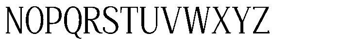 Mundale Condensed Font UPPERCASE