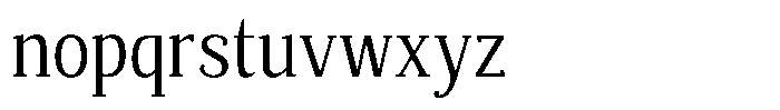 Mundale Condensed Font LOWERCASE