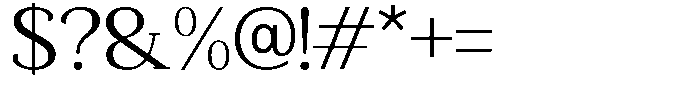 Mundale Expanded Font OTHER CHARS