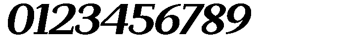Mundale Extra Bold Expanded Slant Font OTHER CHARS