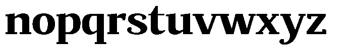 Mundale Extra Bold Expanded Font LOWERCASE