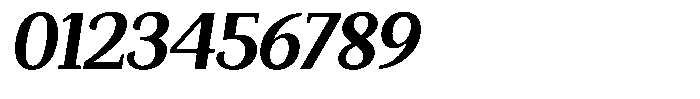 Mundale Extra Bold Semi Condensed Slant Font OTHER CHARS