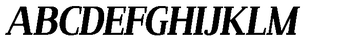 Mundale Extra Bold Semi Condensed Slant Font UPPERCASE