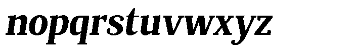 Mundale Extra Bold Semi Condensed Slant Font LOWERCASE