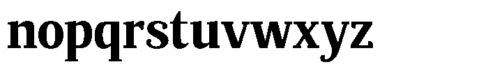 Mundale Extra Bold Semi Condensed Font LOWERCASE