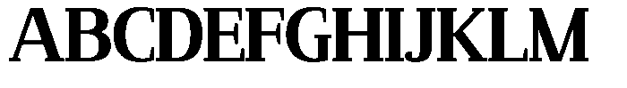 Mundale Extra Bold Semi Expanded Font UPPERCASE