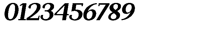 Mundale Extra Bold Slant Font OTHER CHARS