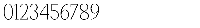 Mundale Extra Light Condensed Font OTHER CHARS