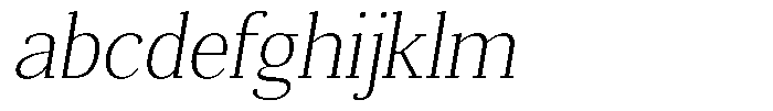 Mundale Extra Light Semi Expanded Slant FONT