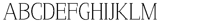 Mundale Extra Light Font UPPERCASE