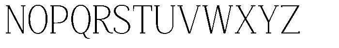 Mundale Extra Light Font UPPERCASE