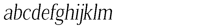 Mundale Light Condensed Slant FONT