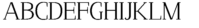 Mundale Light Expanded Font UPPERCASE
