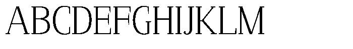 Mundale Light Semi Condensed Font UPPERCASE