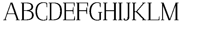 Mundale Light Semi Expanded Font UPPERCASE