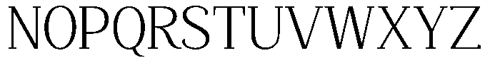 Mundale Light Semi Expanded Font UPPERCASE