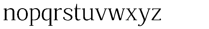 Mundale Light Semi Expanded Font LOWERCASE