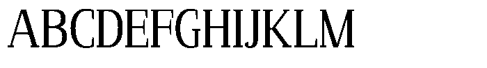 Mundale Medium Condensed Font UPPERCASE