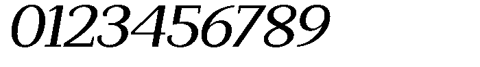 Mundale Medium Expanded Slant Font OTHER CHARS