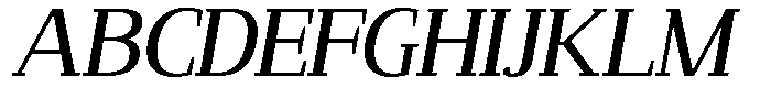 Mundale Medium Expanded Slant Font UPPERCASE