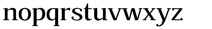 Mundale Medium Expanded Font LOWERCASE